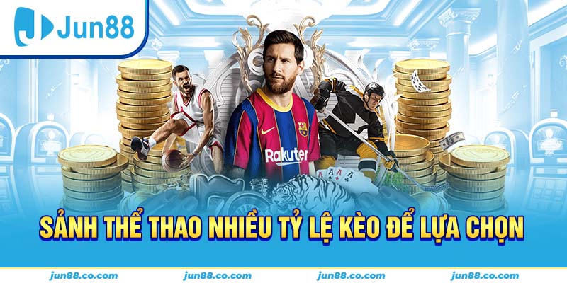 Đa dạng môn thể thao được yêu thích tại Thể Thao Jun88.