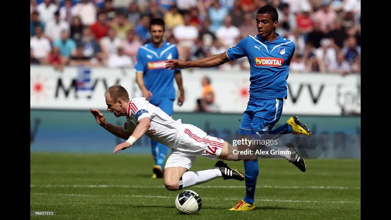Hoffenheim vs Hamburger SV trên sân cỏ